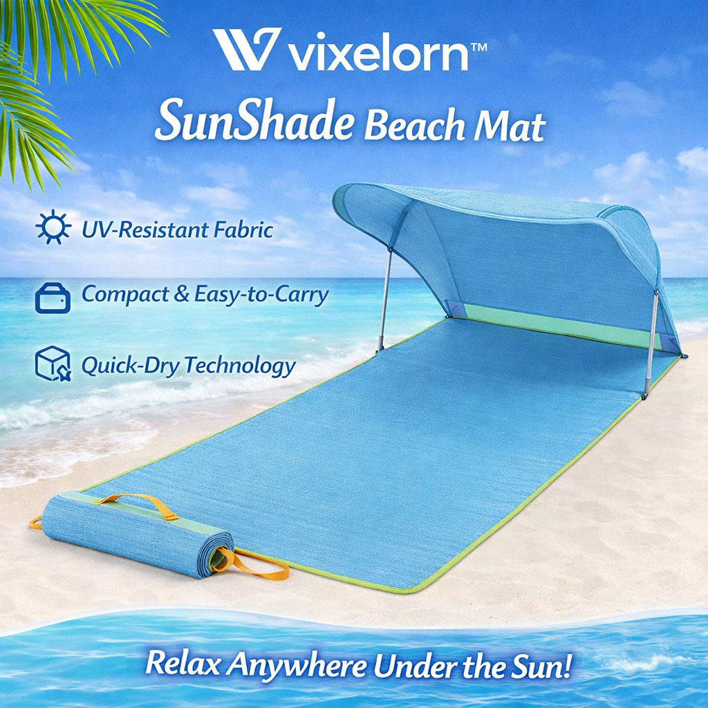 Vixelorn™ SunShade Beach Mat